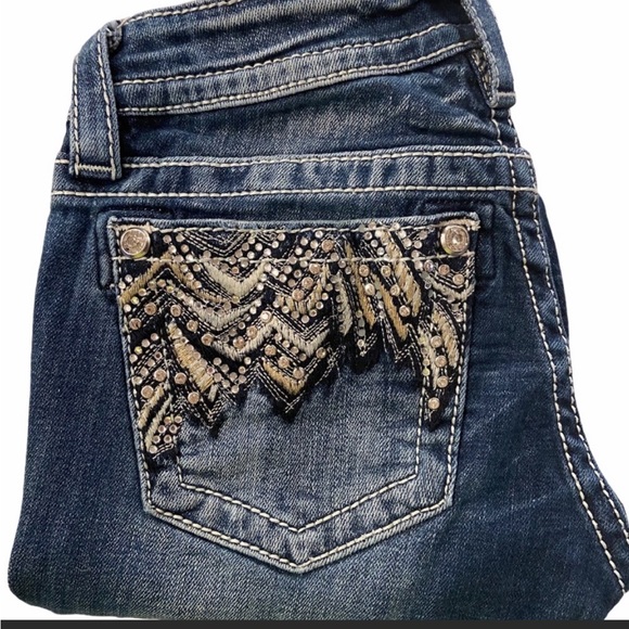 👖MissMe Signature Boot Cut Jeans Sz.28👖 - Picture 3 of 13